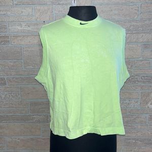 Nike Neon Green Sleeveless Tank Top